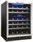 Danby Silhouette Black With Stainless Steel 51 Bottles Wine Cellar