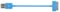 InCase Fluro Blue 6" Sync And Charge Cable
