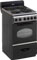 Avanti 20" Free-Standing Black/Stainless Steel Electric Range