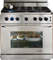 Dacor Epicure Series 36" Pro-Style Freestanding Stainless Steel Gas Range