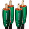 AudioQuest Evergreen Series 0.6 Meter (2 Feet) Analog Audio Interconnect Cable