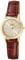Citizen Eco-Drive Brown Leather Strap Ladies Watch