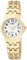 Citizen Eco-Drive Gold Bracelet WR100 White Dial Women
