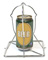 Big Green Egg Folding Stainless Beer Can Chicken Roaster