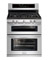 Frigidaire Gallery 30" Stainless Steel Freestanding Double Oven Gas Range