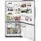 GE CleanSteel Bottom Freezer Refrigerator