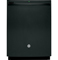 GE 24" Black Tall Tub Built-In Dishwasher