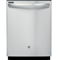 GE 24" Hybrid Stainless Steel Interior Stainless Steel Built-In Dishwasher