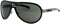 Gucci Unisex Black And Silver Aviator Sunglasses