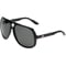 Gucci Black Large Aviator Unisex Sunglasses