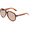 Gucci Brown Mirrored Medium Aviator Unisex Sunglasses
