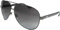 Gucci Unisex Dark Ruthenium Aviator Sunglasses