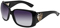 Gucci Womens Heart-Shaped Crest Black Sunglasses - GG3058S0D28JJ
