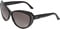 Gucci Black Retro Frame Womens Sunglasses