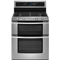 Whirlpool Gold Stainless Steel Double Oven Freestanding Gas Range