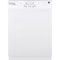 GE 24" GLD3806TWW White Built-In Dishwasher