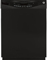 GE GLD5604VBB 24" Tall Tub Built In Black Dishwasher