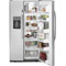 GE GSHL6KGZLS CleanSteel Side-By-Side Refrigerator