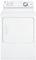 GE 6.8 Cu Ft Front Loading White Gas Dryer
