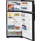 GE Black Top-Freezer Refrigerator