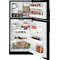 GE GTS18ICSRBB Black Top-Freezer Refrigerator