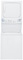 GE 27" Unitized Spacemaker Stack Washer With Electric Dryer