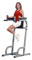 Body-Solid Vertical Knee Raise and Dip Station
