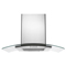 Whirlpool  30" Stainless Steel Glass Canopy Range Hood