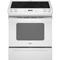 Whirlpool 30" White Slide-In Electric Range