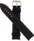 Hamilton Leather Black Wristband