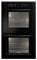 Bosch 500 Series 30" Black Electric Double Wall Oven