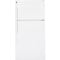 GE HTH17CB 16.6 Cu Ft White Top-Freezer Refrigerator