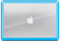 iLuv Blue Dual Material Hard Shell For 13" Macbook Pro