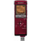 Sony Red 2GB Digital Voice Recorder With Swing-Out USB Arm