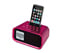 iHome Pink Alarm Clock Speaker System for iPod