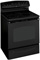 GE 30" Black Free-Standing Electric Range