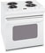 GE 30" White Drop-In Electric Range