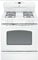 GE 30" White Free-Standing Gas Range