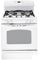 GE 30" Free-Standing White Gas Range