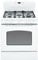 GE 30" White Free-Standing Gas Range