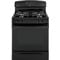 GE 30" JGB3000ERBB Black Free-Standing Gas Range