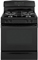 GE 30" Black Free-Standing Gas Range