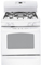 GE 30" White Free-Standing Gas Range