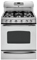 GE 30" Free-Standing Self-Clean Stainless Steel Gas Range
