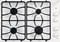 GE 30" White Built-In Gas Cooktop