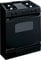 GE 30" Black Slide-In Gas Range