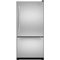 KitchenAid Monochromatic Stainless Steel Bottom Freezer Refrigerator