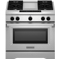 KitchenAid Commercial-Style Stainless Steel Dual Fuel Range