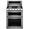 KitchenAid 30" Dual Fuel Stainless Steel Free-Standing Range