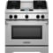KitchenAid Commercial Style Stainless Steel Dual Fuel Range